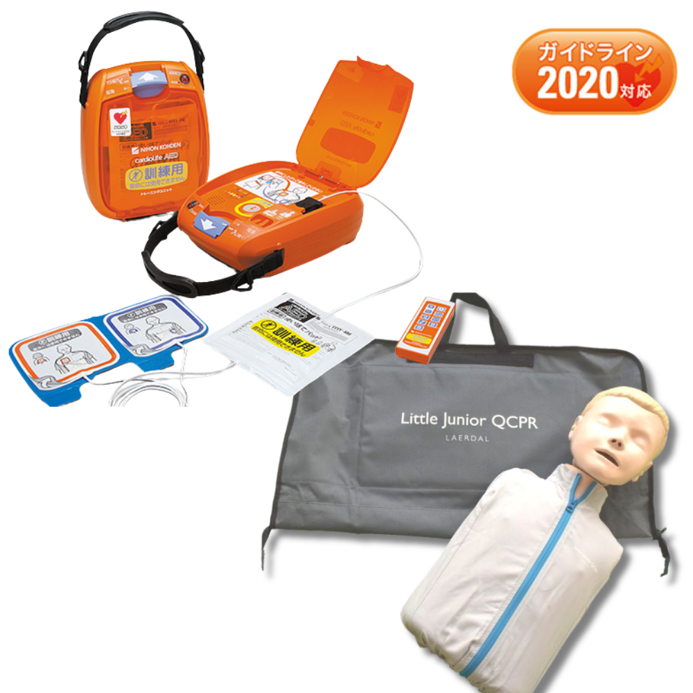 トレーニングユニット/TRN-3100＋QCPRトレーニング人形（リトルジュニア）