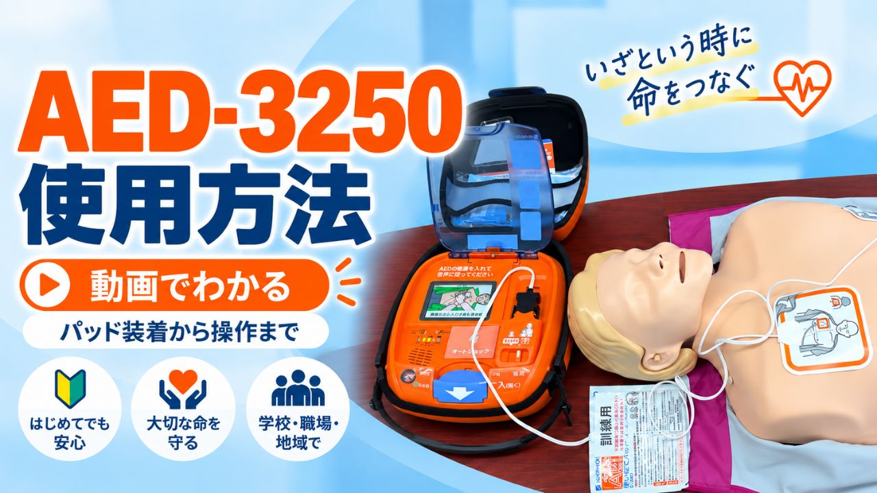 自動体外式除細動器/AED-3250（日本光電）
