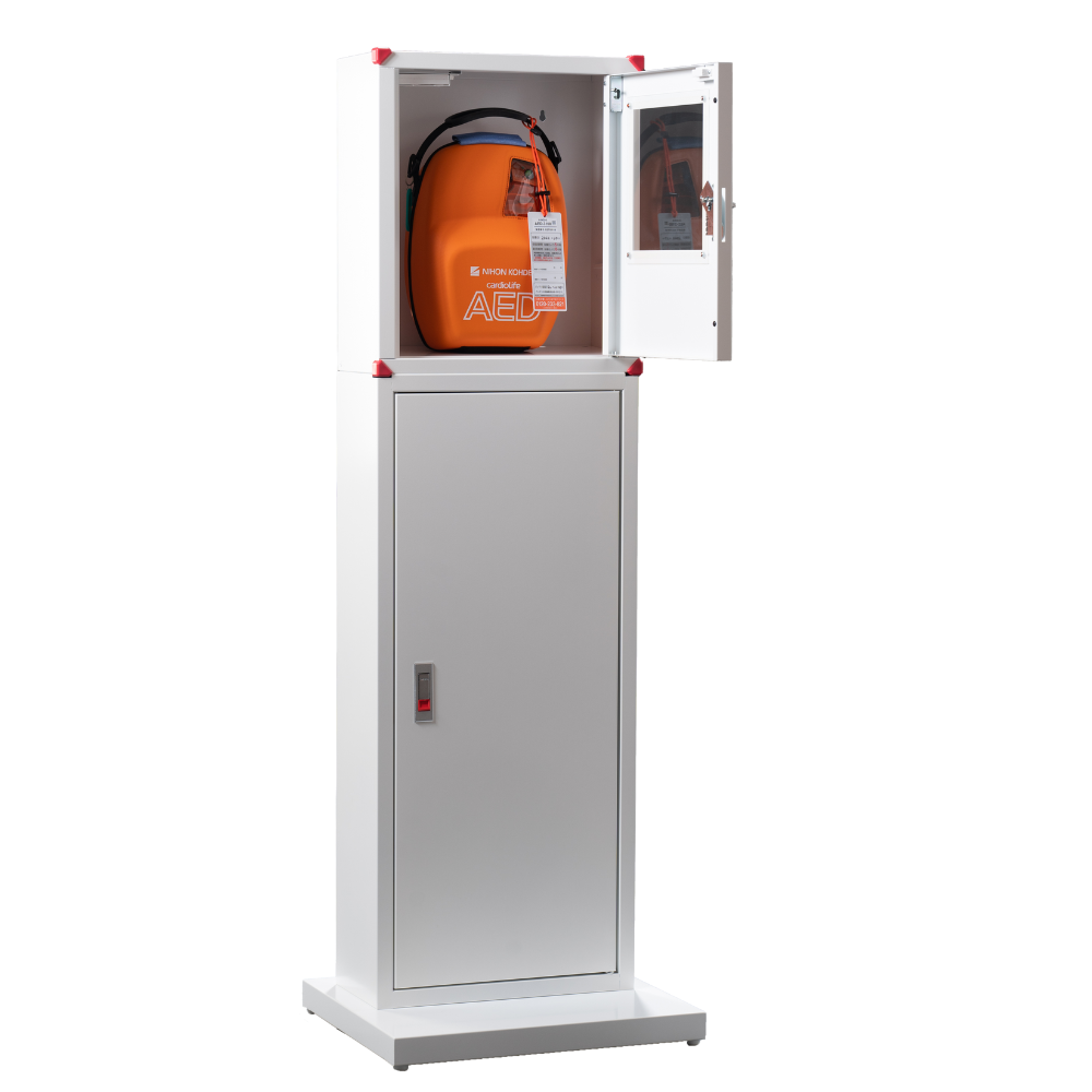 AED収容ボックス　スタンドタイプ（屋内用）
